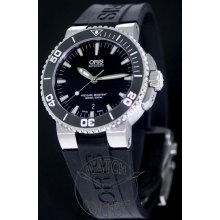 Oris Divers wrist watches: Aquis Black Ceramic Bezel 01 733 7653 4154