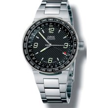 Oris Men's Motor Sport Williams F1 Team Black Dial Watch 754-7585-4164-MB