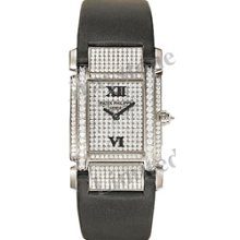 Patek Philippe Ladies Twenty-4 White Gold Diamond Watch 4910G