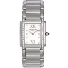 Patek Philippe Twenty-4 Ladies Stainless Steel Watch 4910/10A