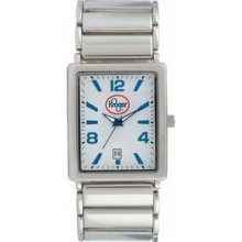 Pedre Men`s Sapphire Metal Watch W/ Blue Hour Markers