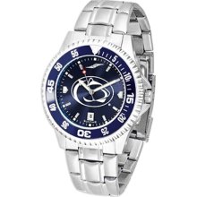 Penn State Nittany Lions Competitor Blue AnoChrome Steel Watch with Colored Bezel