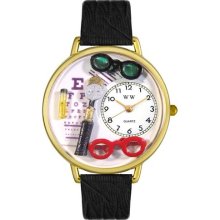 Personalized Ophthalmologist Unisex Watch - Black Padded