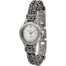 Peugeot Women's Antique Silvertone Chain Watch (Antique Silver-tone Chain Watch)
