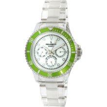 Peugeot Women's Multifunction Green Watch