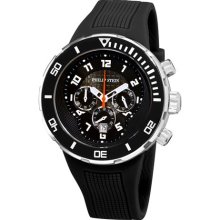 Philip Stein Active Extreme Mens Rubber Strap Chronograph Watch 33-XB-RB
