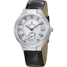 Philip Stein Women's 'novelties' Mother Of Pearl Dial Strap Watch