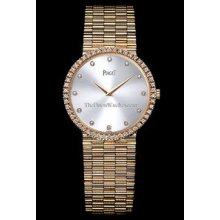 Piaget Tradition Large Pink Gold Diamond Unisex Watch G0A34145