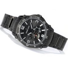 Pierre Petit Men's Serie Le Automatic Open Heart Stainless Steel Bracelet Watch