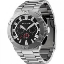 PL12740JS/02M Police Mens Analog Stainless Steel Quartz Sports Watch