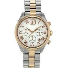 Project D London Ladies' Two-Tone, Mother-Of-Pearl Dial, Chronograph PDB006/C/01 Watch