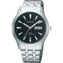 Pulsar Every Day Value Men`s Stainless Steel Bracelet Watch
