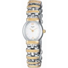 Pulsar PRYB20X Women's Gold Tone Stainless Steel Champagne Dial Swarovski Crystal Watch