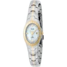 Pulsar Womens Two Tone Dress Sport Watch