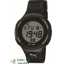 Puma Faas 200 Pu910931003 Black Digital Unisex Watch 2 Years Warranty