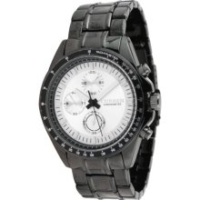 Quartz Wrist Watch with Tanium Metal Strap for Men (White) - Metal