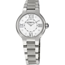 Raymond Weil Noemia Mother of Pearl Diamond Dial Ladies Watch 5932-ST-00995