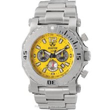 Reactor Neutron Mens Chronograph Yellow Dial Steel Case and 93507