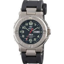 Reactor Trident Men's Watch - Polyurethane Strap - Titanium - Black Dial - 58481