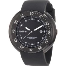Red Line Men's 50069-bb-01 Driver Black Dial Black Silicone Watch $495