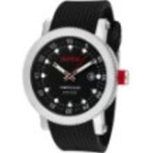 Red Line Men's RL-18000-01RD1 Compressor Black Dial Silicone