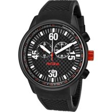 Red Line Men's Tech Chronograph Silicone Round Watch