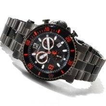 Renato Men's T-Rex Diver Limited Edition Swiss Quartz Chronograph Bracelet Watch BL
