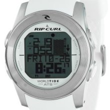 Rip Curl A1083 White Pipeline World Tide Watch