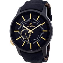 Rip Curl Detroit Leather Watch - Midnight