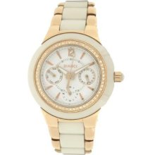 Roberto Bianci Women's Eleganza White Ceramic Watch w/Zirconia S ...