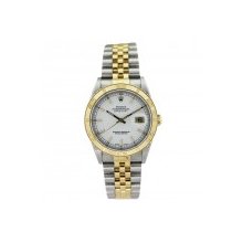 Rolex Datejust 16263 Two Tone Turnograph Watch