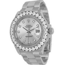 Rolex DateJust 2 Mens Custom Diamond Watch 7.04 Ctw