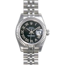 Rolex Datejust Ladies 31 Jewels Automatic Watch 179174-BKSKRJ