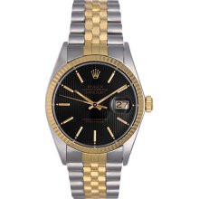 Rolex Datejust Men's 2-Tone Steel & Gold Automatic Watch 16013