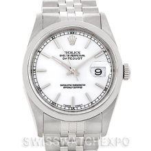 Rolex Datejust Mens Stainless Steel Watch 16200