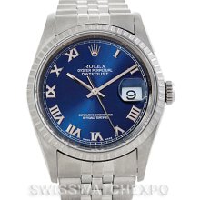 Rolex Datejust Mens Steel Watch 16220