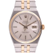 Rolex Datejust Oysterquartz Men's Watch 17013 Silver Dial