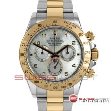 Rolex Daytona Two Tone MOP Arabic Dial 116523 40MM Model