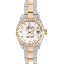 Rolex Ladies Diamond Datejust Watch 79173 Ivory Jubilee Dial