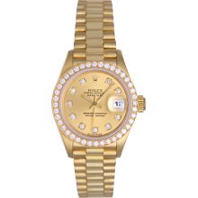 Rolex Ladies President Watch Factory Dial & Bezel 69178