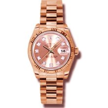Rolex Lady Rose Gold President 31mm 178275 pd