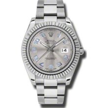 Rolex Oyster Perpetual Datejust II 116334-BLRO Men's Watch