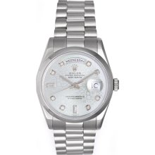 Rolex Platinum President Day-Date Men's Watch 118206