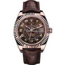 Rolex Sky Dweller Annual Calendar GMT Rose Gold Watch 326935