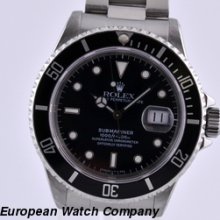 Rolex Submariner SS Black Dial