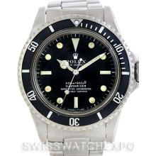 Rolex Submariner Vintage Steel Mens Watch 5512