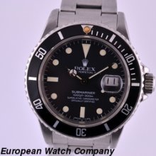 Rolex Transitional Submariner Matte Tritium Dial 1981