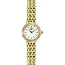 Rotary Ladies Gold Plated Dress LB02835/03 Watch
