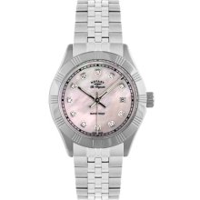Rotary Les Originales Ladies Stainless Steel White Case Watch