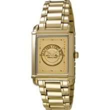 S5256 Aspen Gold-Tone Medalion Watch By Selco Geneve By Selco Geneve